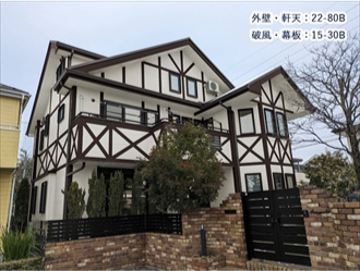 カラーシミュレーション：外壁22-80B