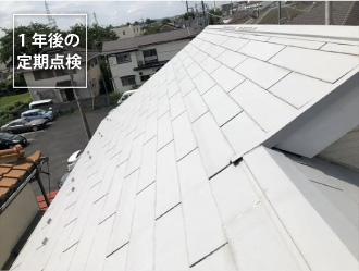 1年後の効果確認の様子