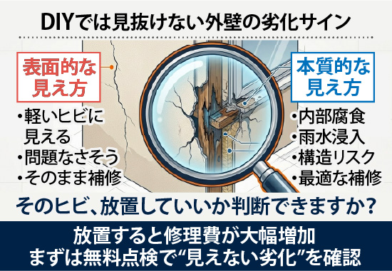 放置すると州費が大幅増加まずは無料点検で