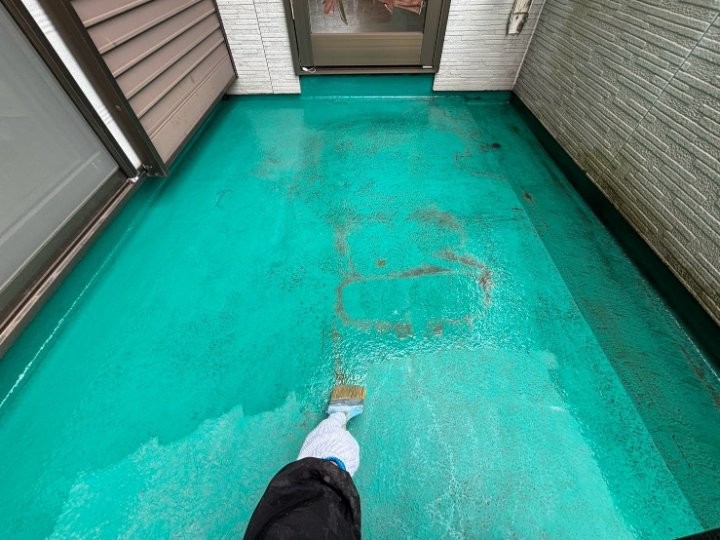 プライマー塗布作業