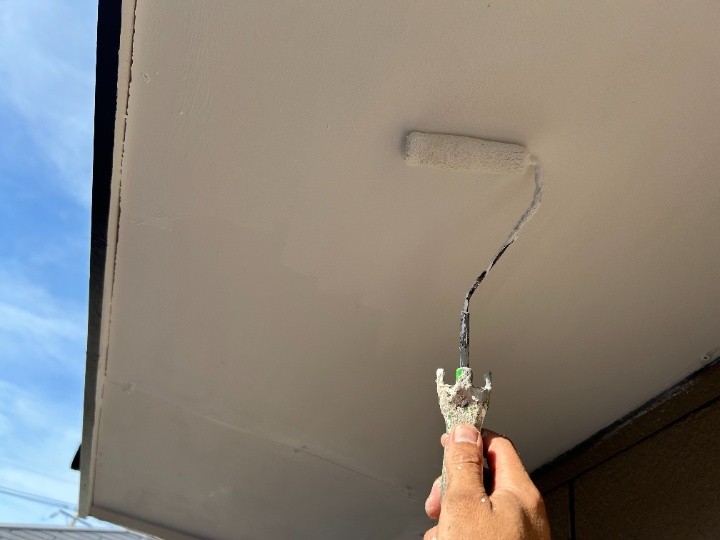 軒天の塗装仕上げ