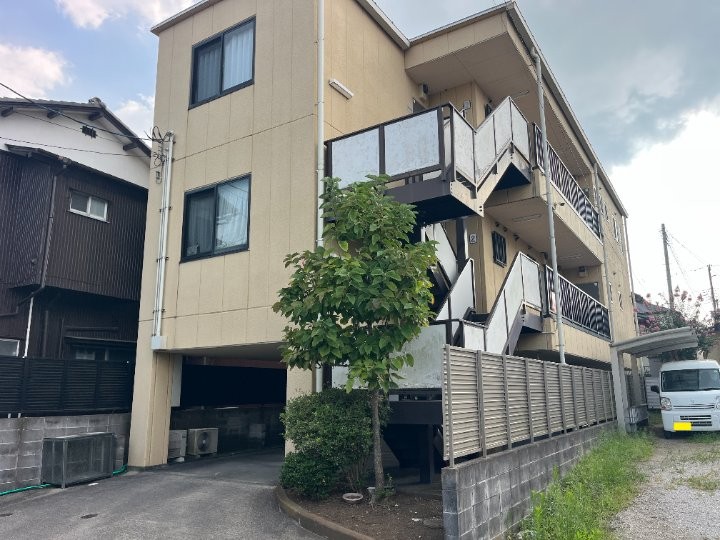 経年劣化した工事前の外壁