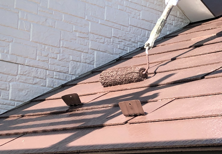 遮熱塗料を使用した屋根塗装