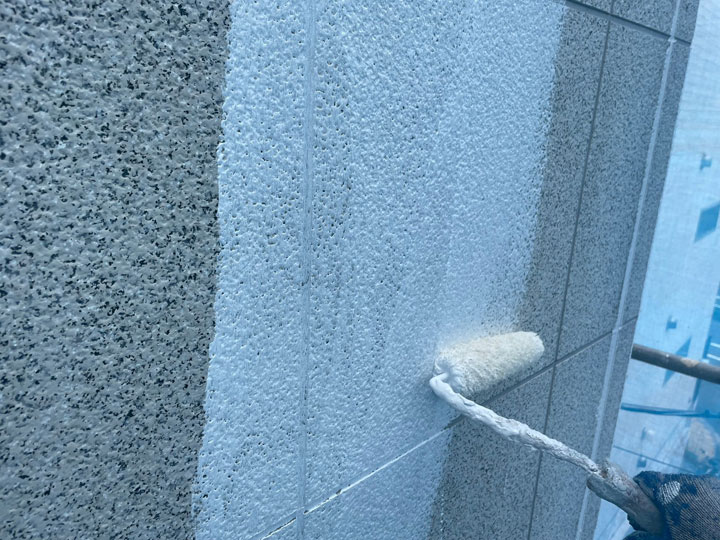 下塗りの工程
