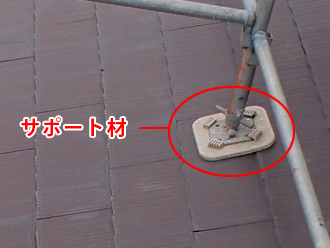 世田谷区｜屋根塗装前の足場架設と高圧洗浄