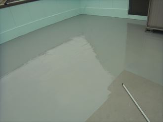 千葉寺　防水工事　屋上　完了