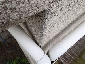 コーナー部の傷み、クラック