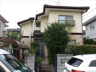 江戸川区　塗装　淡いイエロー系