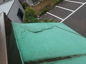 北西にあった補修の跡