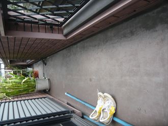 武蔵野市　外壁・屋根調査　ベランダ