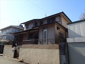 調布市　外壁調査