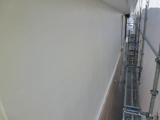 中野区　外壁塗装　ナノコンポジットWによる外壁塗装完了
