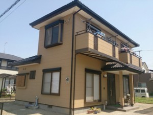 木更津市　外壁塗装　カラーシミュレーション　完工後