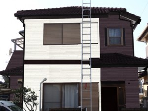 千葉市稲毛区　カラーシミュレーション　ソフィアルブリック　レフィーナウォール　ダークブラウン