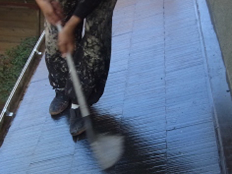 町田市　屋根塗装　屋根の清掃