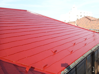千葉市稲毛区　屋根塗装　外壁塗装　クリア塗装　外壁　色　カラーシミュレーション　完工　屋根