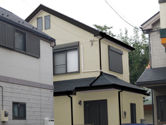 清瀬市　外壁塗装　屋根塗装　カラーシミュレーション　外壁色　元画像　アイボリー系