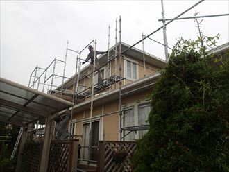 木更津市　塗装工事　足場着工003_R
