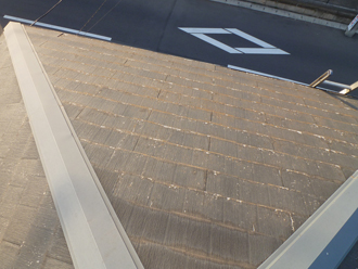江東区　外壁塗装　屋根カバー工法　事前点検　屋根の点検