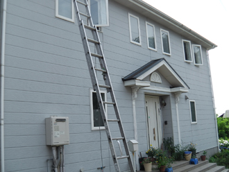 屋根塗装　外壁塗装　ヤネフレッシュSI　水系セラミシリコン　赤系