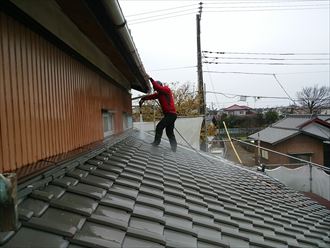 木更津市　金属系外壁の洗浄001_R
