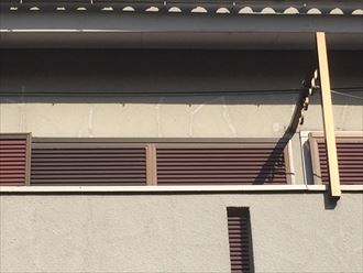 船橋市,クラックの補修跡
