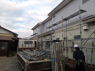 木更津市　足場仮設工事