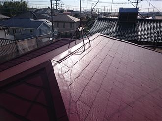 野田市,屋根塗装,完了,１液ワイドシリコン遮熱