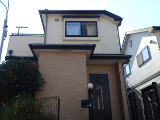千葉市花見川区　屋根塗装　外壁塗装　屋根の色　外壁の色　サーモアイSi　クールダークチョコ UVプロテクトクリアSi　パーフェクトトップ　ND-112