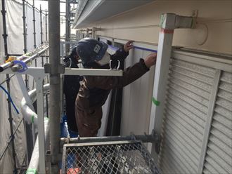 木更津市,塗装,マスキング,養生