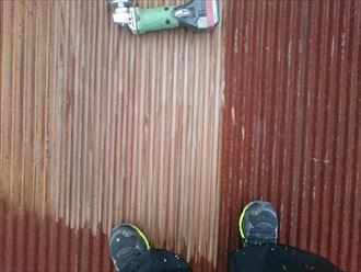 袖ヶ浦市　屋根塗装　下地処理001_R