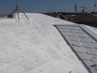 屋根塗装　パーフェクトフィラー