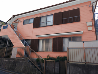 横浜市旭区　外壁塗装　アパート外壁の色　パーフェクトトップ　色見本　ND-491