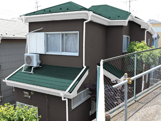 袖ケ浦市　屋根塗装　外壁塗装　色決め　カラーシミュレーション　ブラウン系