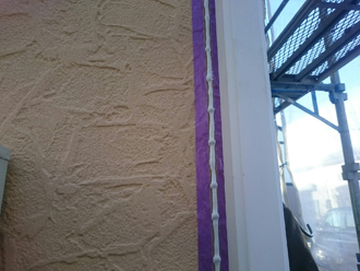外壁塗装　コーキング処理