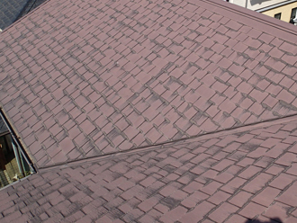 佐倉市　屋根塗装前の屋根点検　屋根点検　全体