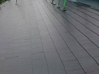 屋根塗装　ヤネフレッシュSi　RC-120　ナチュラルグレー