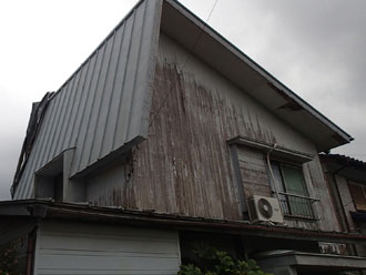 松戸市　屋根葺き替え工事　外壁塗装　元画像　こっち