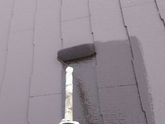 袖ヶ浦市　屋根塗装　プライマー塗布