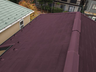 浦安市　屋根塗装　外壁塗装　サーモアイ　カラーシミュレーション　クールニューワイン