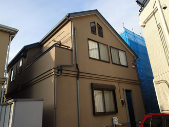 浦安市　屋根塗装　外壁塗装　外壁のカラーシミュレーション　像