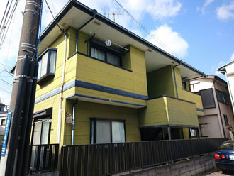 横浜市鶴見区　アパート　ハイツ　コーポ　屋根塗装　外壁塗装　元画像