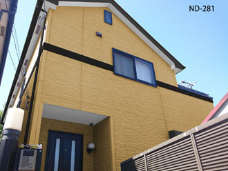 横浜市緑区　屋根塗装　外壁塗装　カラーシミュレーション　ND-281