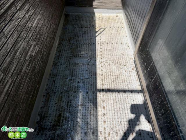 【熊本市東区】築7年ベランダを1ply工法でしっかり防水！安心の再施工事例をご紹介