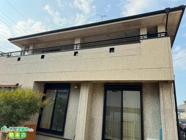 熊本市北区サイディング外壁塗装前