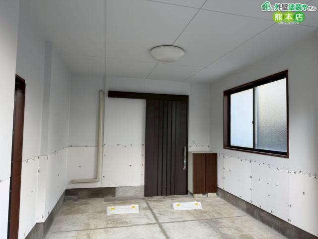 熊本市中央区駐車場内壁塗装前