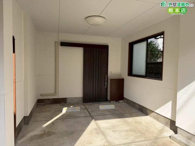 熊本市中央区駐車場内壁塗装後