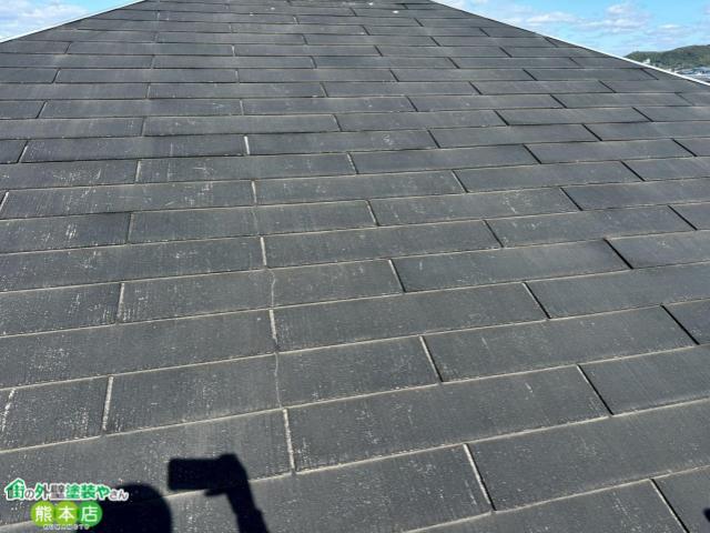 熊本市東区スレート屋根塗装前