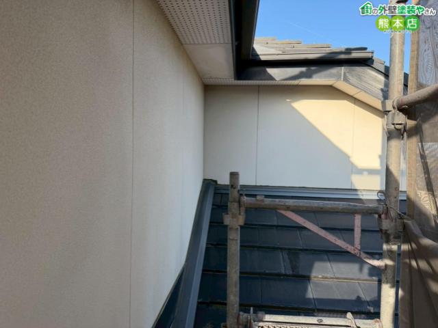 熊本市北区リシン外壁塗装前