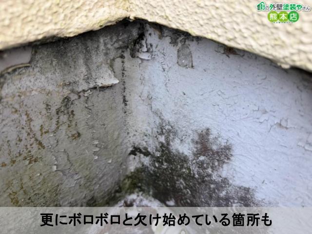更にボロボロと欠け始めている箇所も